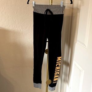 Victoria's Secret PINK University of Michigan leggings